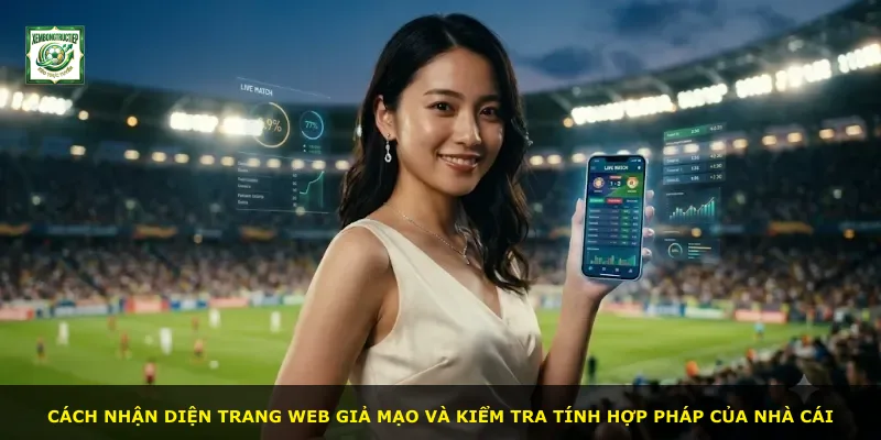 Cách nhận diện trang web giả mạo và kiểm tra tính hợp pháp của nhà cái
