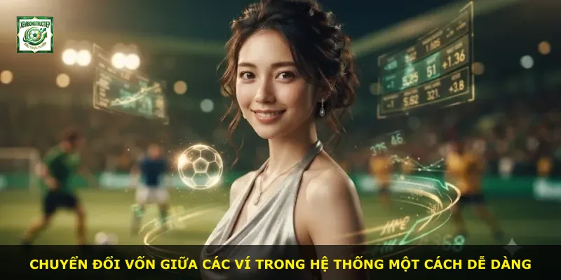Chuyển đổi vốn giữa các ví trong hệ thống một cách dễ dàng